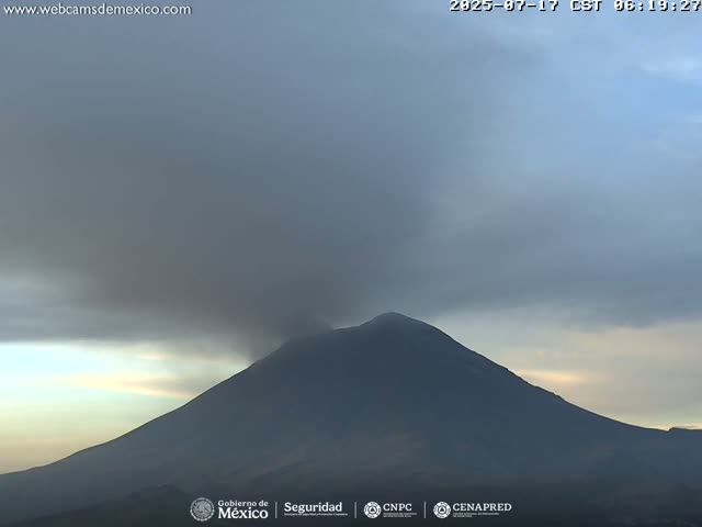 Volcán Popocatepetl Volcano from Centro Altzomoni - San Rafael,  Estado de México, Mexico