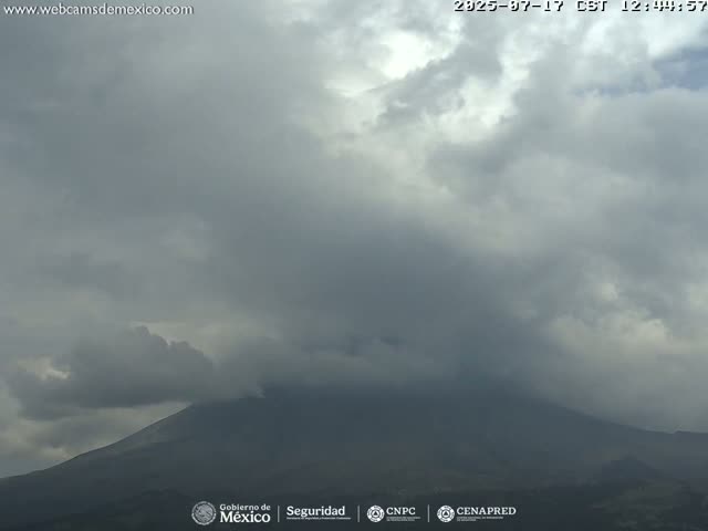 Volcán Popocatepetl Volcano from Centro Altzomoni - San Rafael,  Estado de México, Mexico
