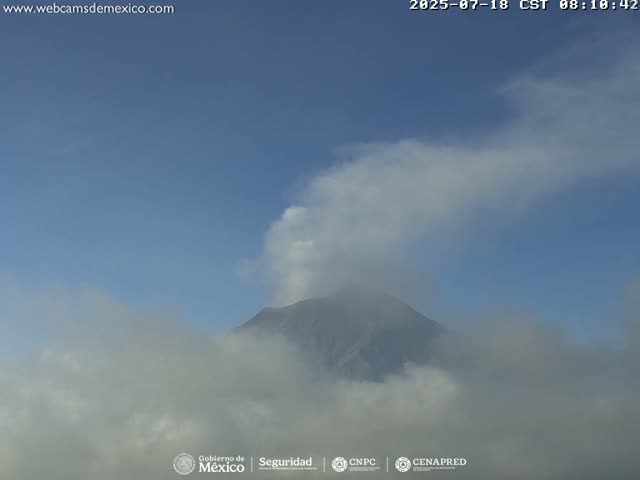 Volcán Popocatepetl Volcano from Centro Altzomoni - San Rafael,  Estado de México, Mexico