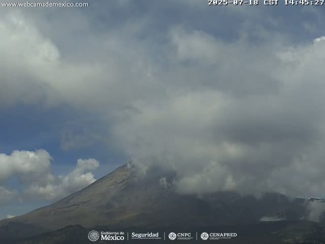 Volcán Popocatepetl Volcano from Centro Altzomoni - San Rafael,  Estado de México, Mexico