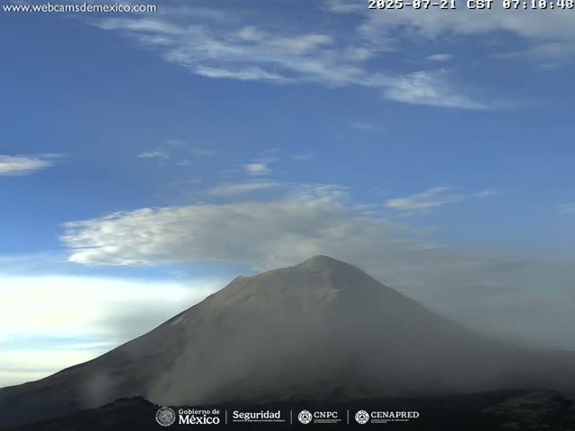 Volcán Popocatepetl Volcano from Centro Altzomoni - San Rafael,  Estado de México, Mexico