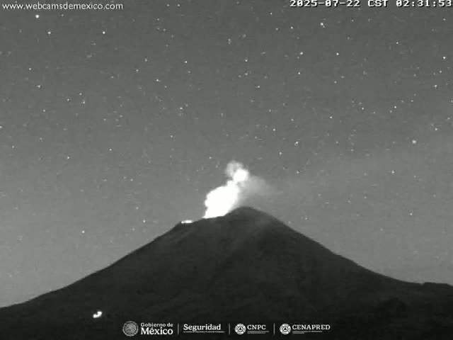 Volcán Popocatepetl Volcano from Centro Altzomoni - San Rafael,  Estado de México, Mexico