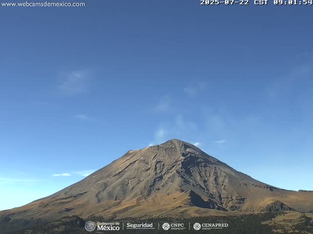 Volcán Popocatepetl Volcano from Centro Altzomoni - San Rafael,  Estado de México, Mexico