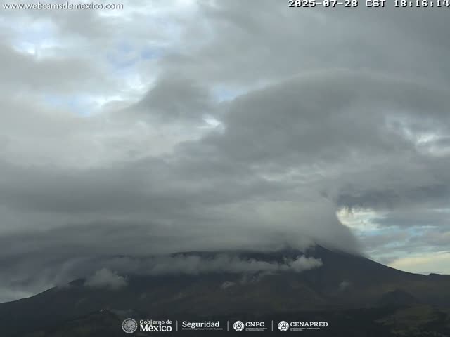 Volcán Popocatepetl Volcano from Centro Altzomoni - San Rafael,  Estado de México, Mexico