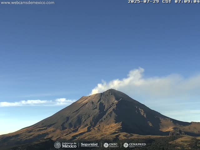 Volcán Popocatepetl Volcano from Centro Altzomoni - San Rafael,  Estado de México, Mexico