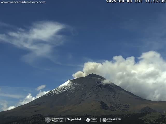 Volcán Popocatepetl Volcano from Centro Altzomoni - San Rafael,  Estado de México, Mexico