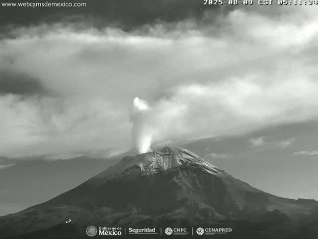 Volcán Popocatepetl Volcano from Centro Altzomoni - San Rafael,  Estado de México, Mexico