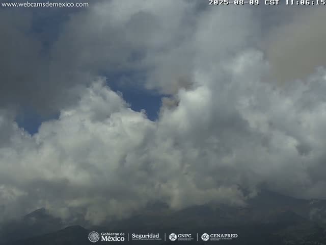 Volcán Popocatepetl Volcano from Centro Altzomoni - San Rafael,  Estado de México, Mexico