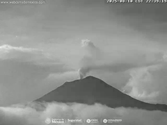 Volcán Popocatepetl Volcano from Centro Altzomoni - San Rafael,  Estado de México, Mexico