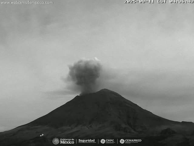 Volcán Popocatepetl Volcano from Centro Altzomoni - San Rafael,  Estado de México, Mexico
