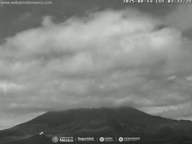 Volcán Popocatepetl Volcano from Centro Altzomoni - San Rafael,  Estado de México, Mexico