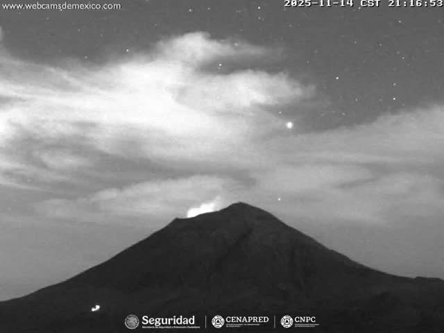 Volcán Popocatepetl Volcano from Centro Altzomoni - San Rafael,  Estado de México, Mexico