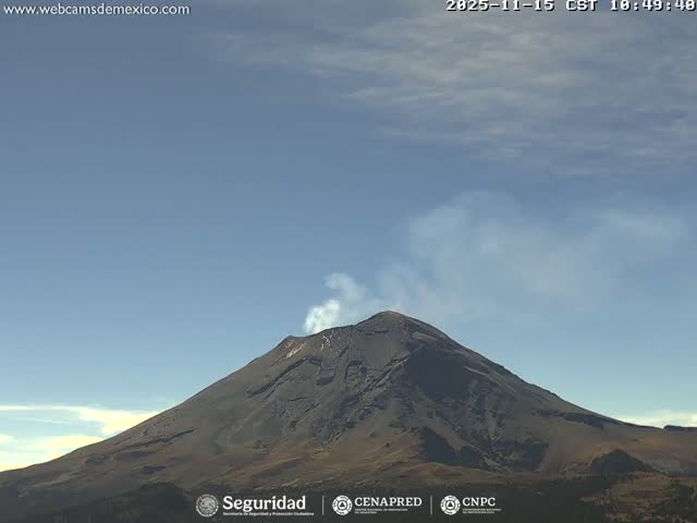 Volcán Popocatepetl Volcano from Centro Altzomoni - San Rafael,  Estado de México, Mexico
