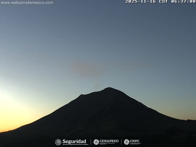 Volcán Popocatepetl Volcano from Centro Altzomoni - San Rafael,  Estado de México, Mexico