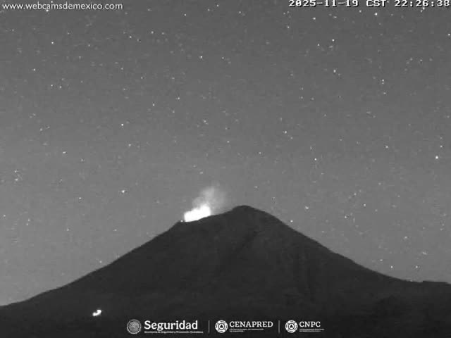 Volcán Popocatepetl Volcano from Centro Altzomoni - San Rafael,  Estado de México, Mexico