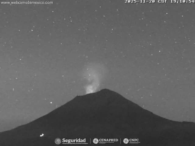 Volcán Popocatepetl Volcano from Centro Altzomoni - San Rafael,  Estado de México, Mexico