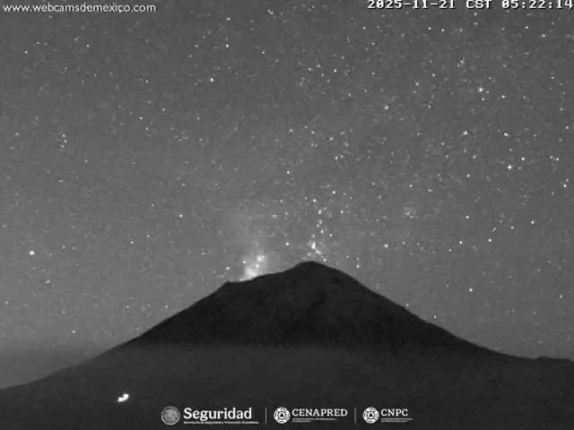 Volcán Popocatepetl Volcano from Centro Altzomoni - San Rafael,  Estado de México, Mexico