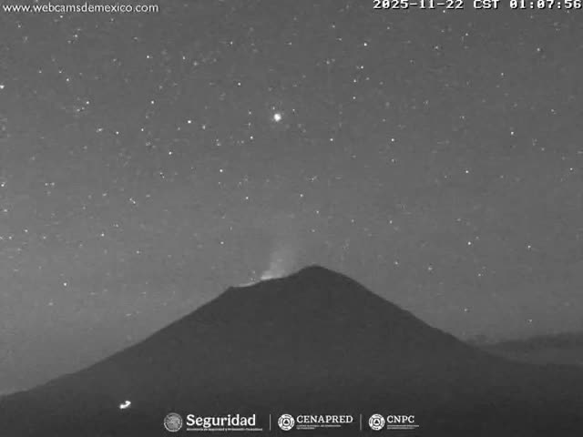 Volcán Popocatepetl Volcano from Centro Altzomoni - San Rafael,  Estado de México, Mexico