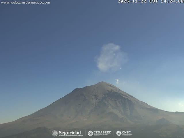 Volcán Popocatepetl Volcano from Centro Altzomoni - San Rafael,  Estado de México, Mexico