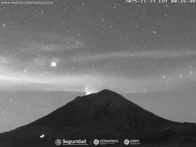 Volcán Popocatepetl Volcano from Centro Altzomoni - San Rafael,  Estado de México, Mexico