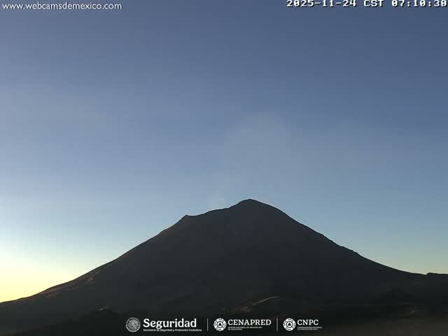 Volcán Popocatepetl Volcano from Centro Altzomoni - San Rafael,  Estado de México, Mexico