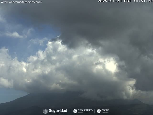 Volcán Popocatepetl Volcano from Centro Altzomoni - San Rafael,  Estado de México, Mexico