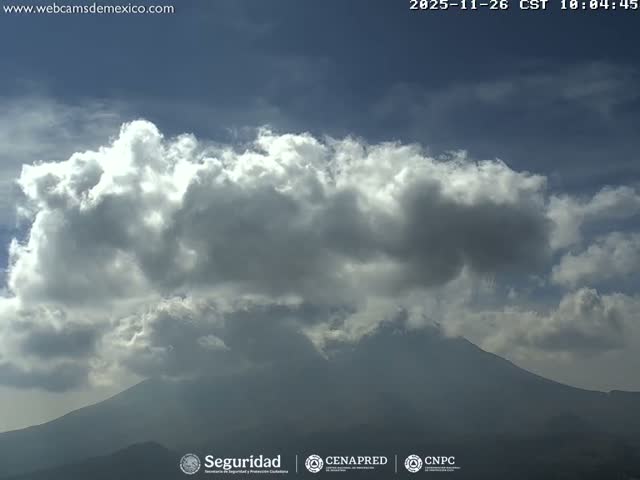 Volcán Popocatepetl Volcano from Centro Altzomoni - San Rafael,  Estado de México, Mexico