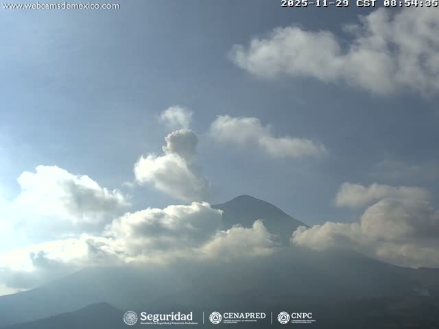 Volcán Popocatepetl Volcano from Centro Altzomoni - San Rafael,  Estado de México, Mexico