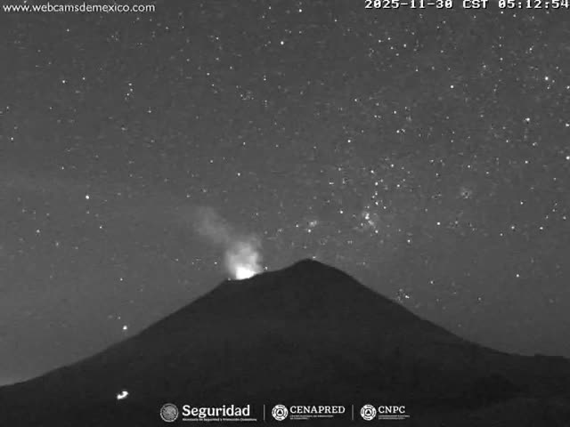 Volcán Popocatepetl Volcano from Centro Altzomoni - San Rafael,  Estado de México, Mexico