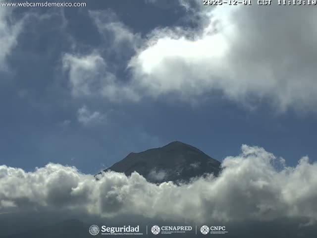Volcán Popocatepetl Volcano from Centro Altzomoni - San Rafael,  Estado de México, Mexico
