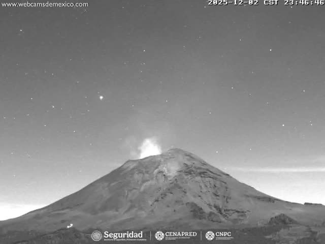 Volcán Popocatepetl Volcano from Centro Altzomoni - San Rafael,  Estado de México, Mexico