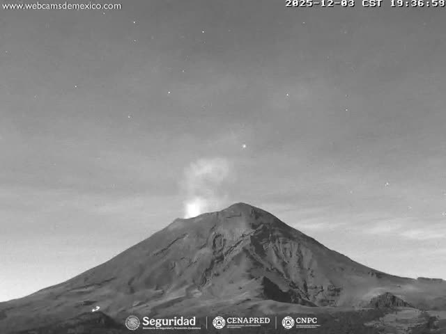 Volcán Popocatepetl Volcano from Centro Altzomoni - San Rafael,  Estado de México, Mexico