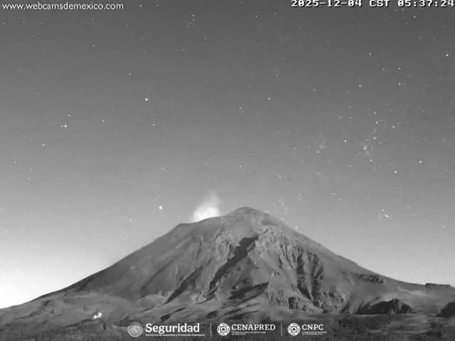 Volcán Popocatepetl Volcano from Centro Altzomoni - San Rafael,  Estado de México, Mexico
