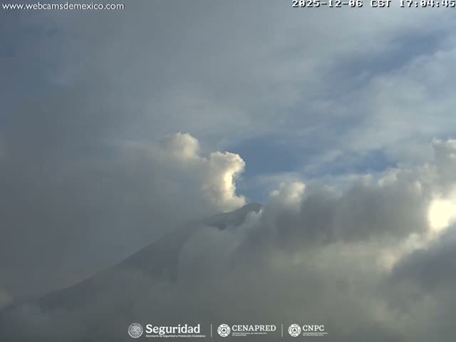 Volcán Popocatepetl Volcano from Centro Altzomoni - San Rafael,  Estado de México, Mexico