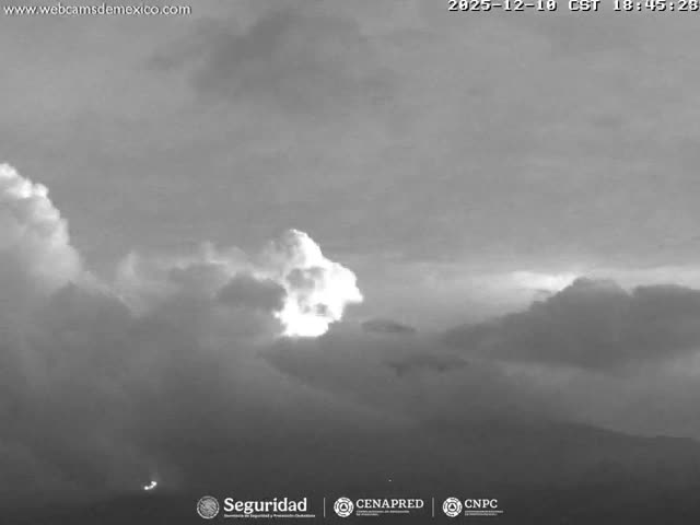 Volcán Popocatepetl Volcano from Centro Altzomoni - San Rafael,  Estado de México, Mexico