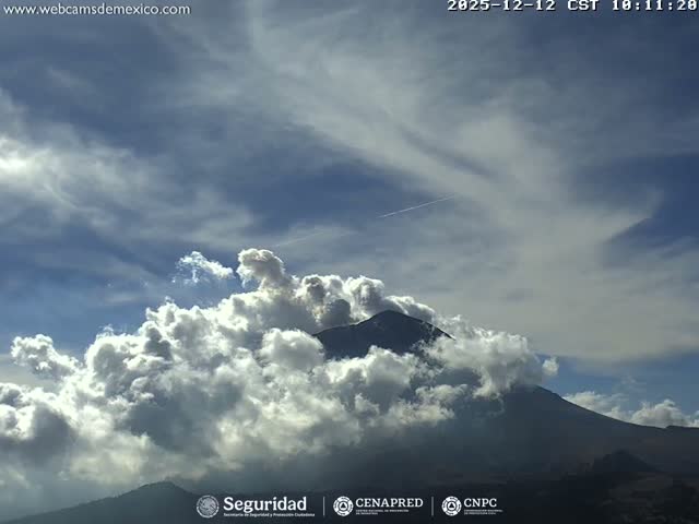 Volcán Popocatepetl Volcano from Centro Altzomoni - San Rafael,  Estado de México, Mexico