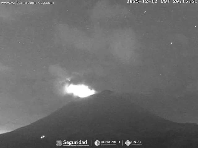 Volcán Popocatepetl Volcano from Centro Altzomoni - San Rafael,  Estado de México, Mexico