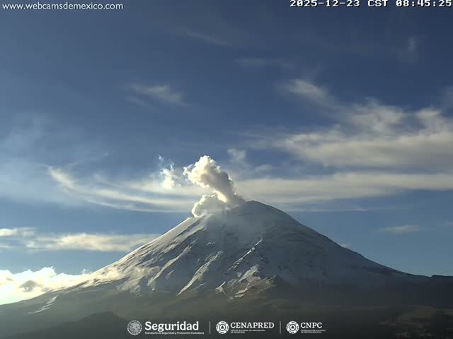 Volcán Popocatepetl Volcano from Centro Altzomoni - San Rafael,  Estado de México, Mexico