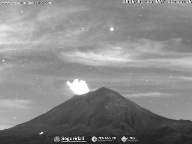 Volcán Popocatepetl Volcano from Centro Altzomoni - San Rafael,  Estado de México, Mexico