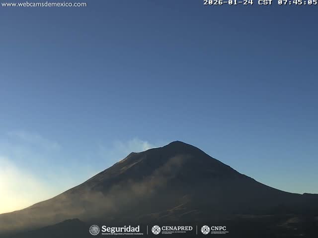 Volcán Popocatepetl Volcano from Centro Altzomoni - San Rafael,  Estado de México, Mexico