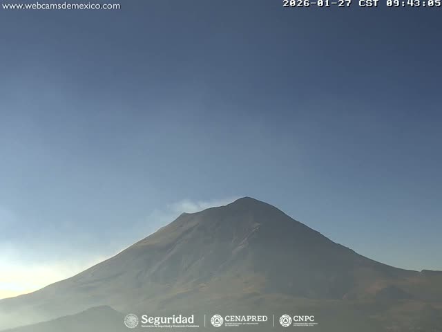 Volcán Popocatepetl Volcano from Centro Altzomoni - San Rafael,  Estado de México, Mexico