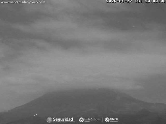 Volcán Popocatepetl Volcano from Centro Altzomoni - San Rafael,  Estado de México, Mexico