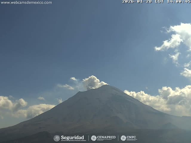 Volcán Popocatepetl Volcano from Centro Altzomoni - San Rafael,  Estado de México, Mexico