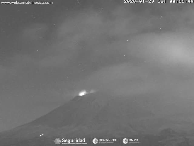 Volcán Popocatepetl Volcano from Centro Altzomoni - San Rafael,  Estado de México, Mexico