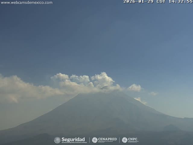 Volcán Popocatepetl Volcano from Centro Altzomoni - San Rafael,  Estado de México, Mexico