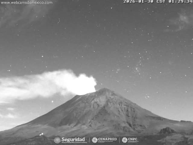 Volcán Popocatepetl Volcano from Centro Altzomoni - San Rafael,  Estado de México, Mexico