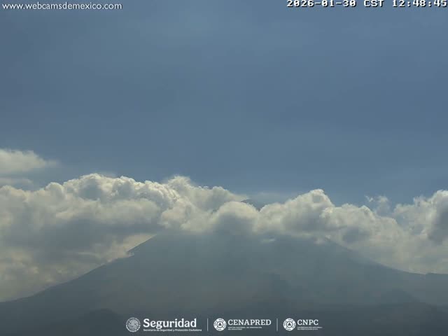 Volcán Popocatepetl Volcano from Centro Altzomoni - San Rafael,  Estado de México, Mexico