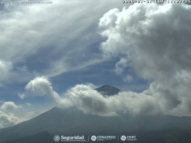 Volcán Popocatepetl Volcano from Centro Altzomoni - San Rafael,  Estado de México, Mexico