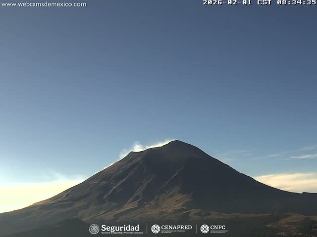 Volcán Popocatepetl Volcano from Centro Altzomoni - San Rafael,  Estado de México, Mexico