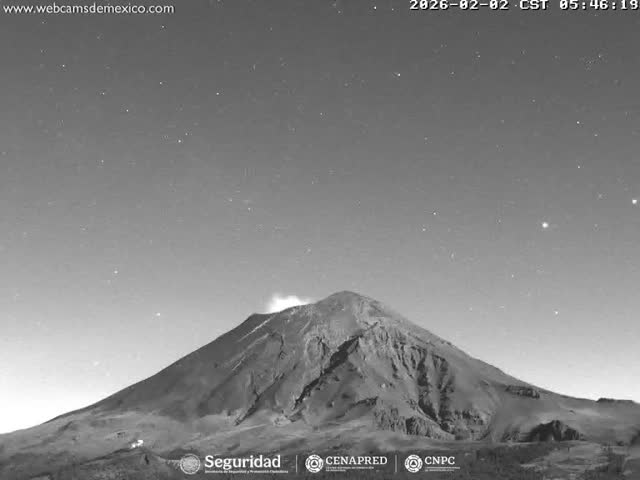 Volcán Popocatepetl Volcano from Centro Altzomoni - San Rafael,  Estado de México, Mexico
